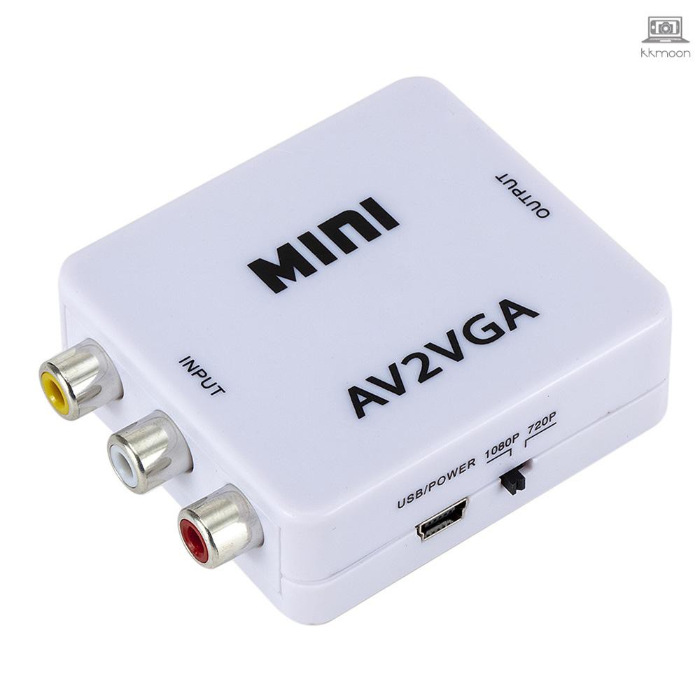 Box Chuyển mini AV Ra VGA - JL