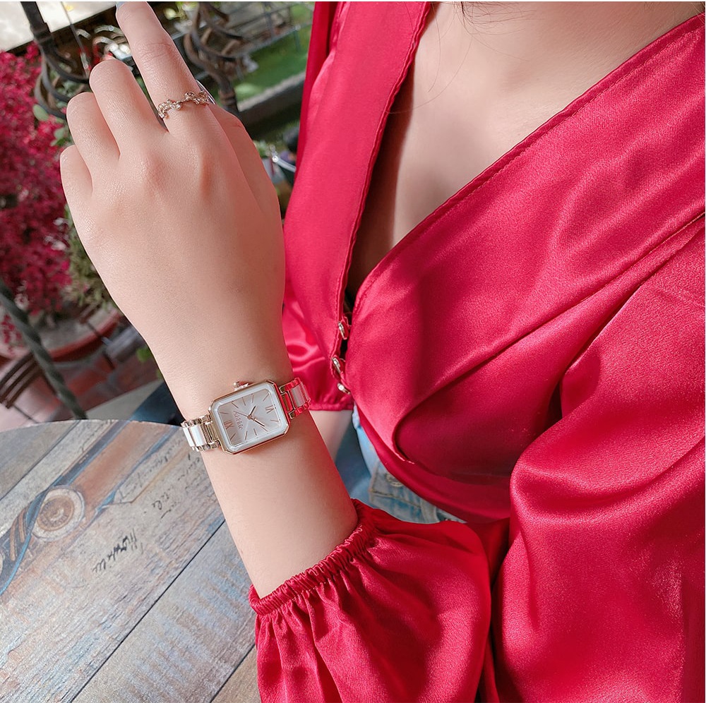 Đồng Hồ Nữ Julius Hàn Quốc JA-1273 Dây Thép Thanh Lịch