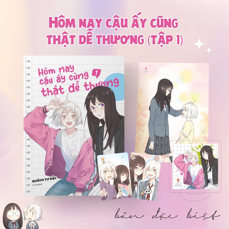 Sách Hôm Nay Cậu Ấy Cũng Thật Dễ Thương (Tập 1) - Skybooks - BẢN QUYỀN - Bản thường