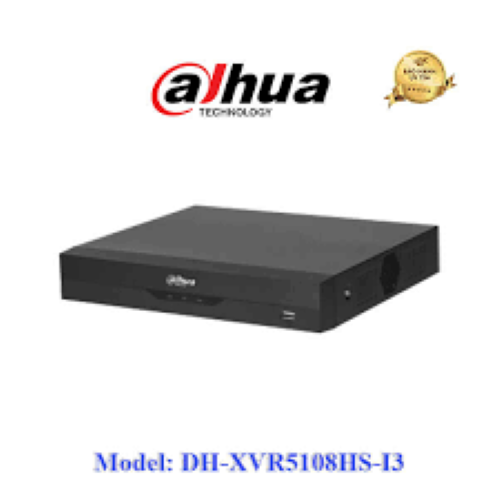 Đầu ghi analog CVI 8 kênh Dahua 2MP DH-XVR5108HS-I3 , nhận dạng khuân mặt (hàng chính hãng Dahua VN)