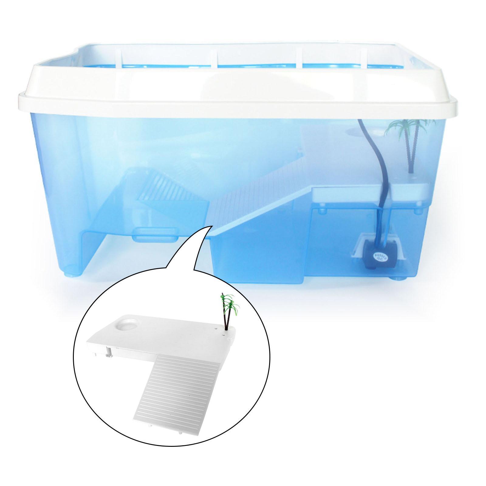 Turtle Pier Tortoise Basking Ramp Platform Terrapin Decoration Reptile Rest