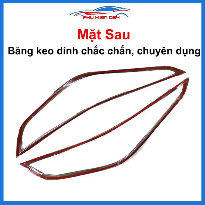 Ốp viền đèn pha hậu mạ crom Accent 2018-2019-2020-2021-2022 chống trầy trang trí bảo vệ xe