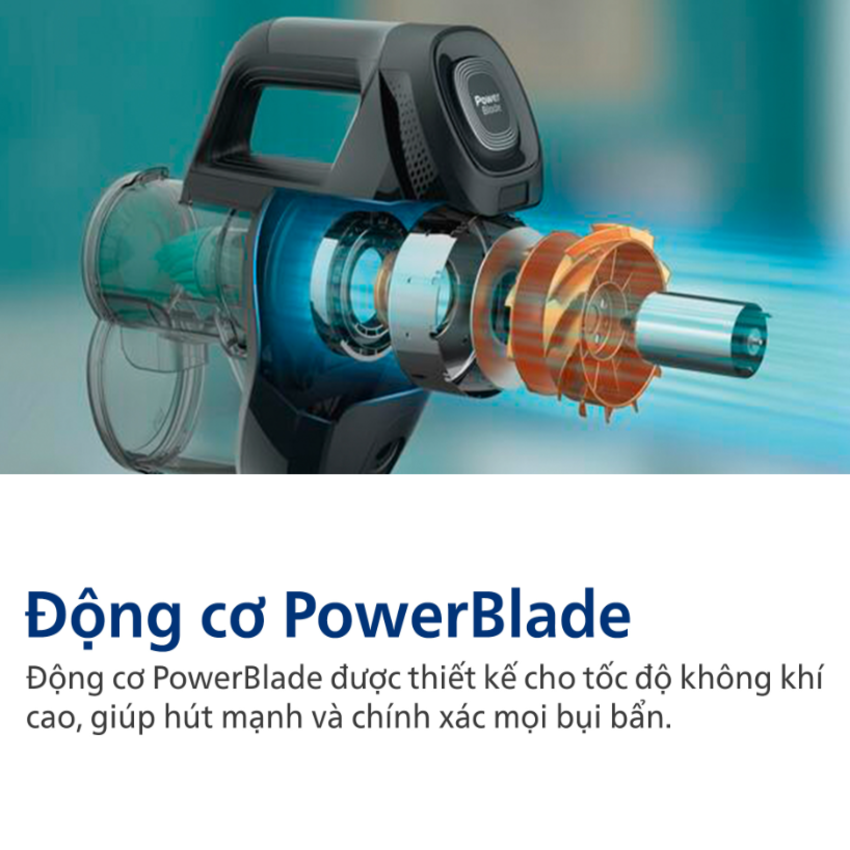 HÀNG CHÍNH HÃNG - Máy hút bụi cầm tay không dây dạng cán 3 trong 1 SpeedPro Aqua. Thương hiệu Hà Lan cao cấp Philips