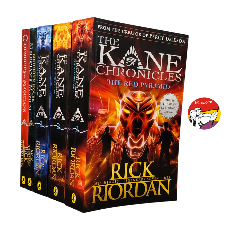 Sách - The Kane Chronicles 5 Book Set by Rick Riordan | Fantasy / Mythology / Trọn bộ series 5 cuốn