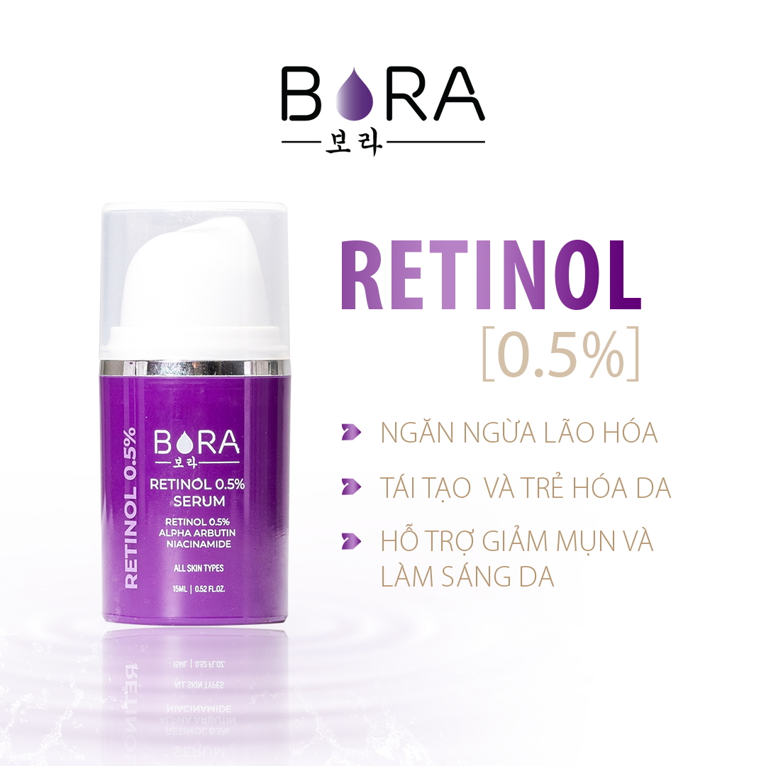 Tinh chất dưỡng trắng da mờ nám Retinol 0.5% serum