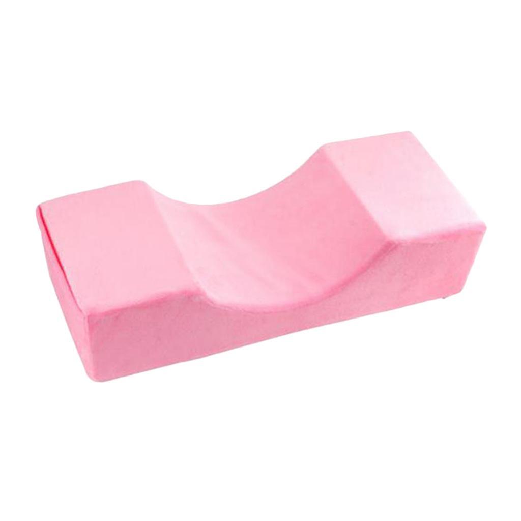 Salon Eyelash Extension Memory Foam Makeup Grafting Lash Pillow w/Shelf