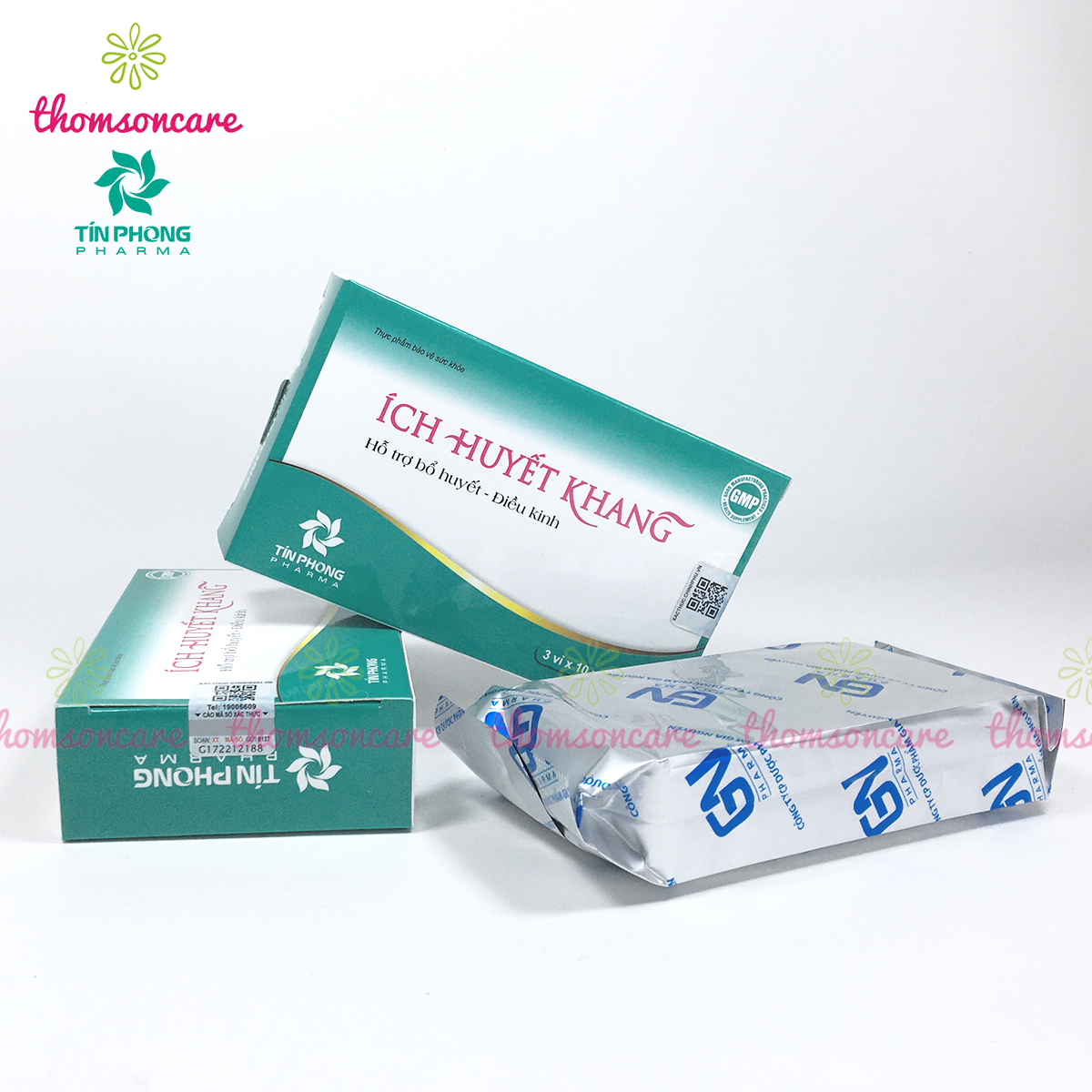 Ích Huyết Khang - Hỗ trợ giảm rối loạn, điều hòa kinh nguyệt từ cao íchh mẫu, ngải cứu và thảo dược
