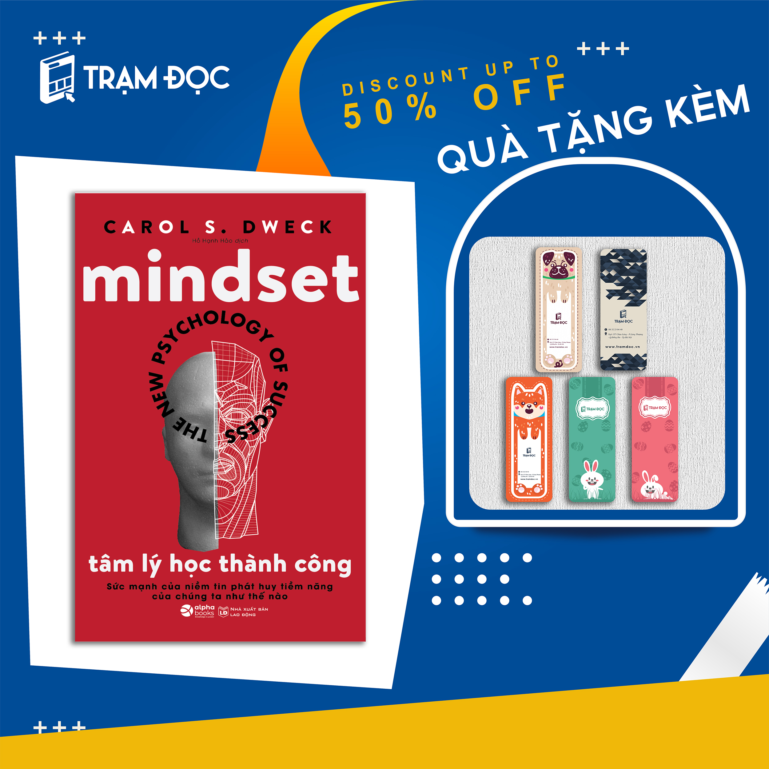 Hình ảnh Trạm Đọc Official | Sách: Mindset Tâm Lý Học Thành Công