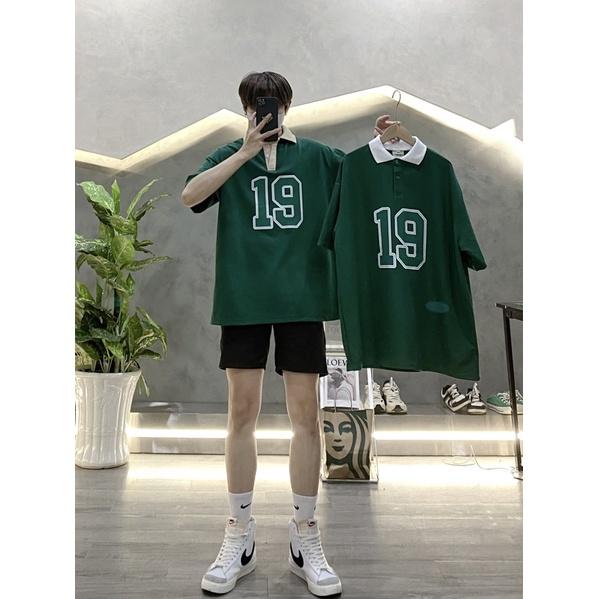 Polo tay ngắn polo nam in nhiệt không bong tróc số 19