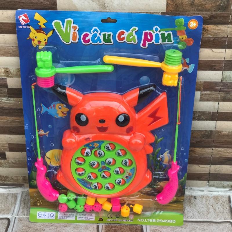 Vỉ đồ chơi Câu Cá Đập chuột 2in1 - Đồ chơi trẻ em - Đồ chơi dùng pin