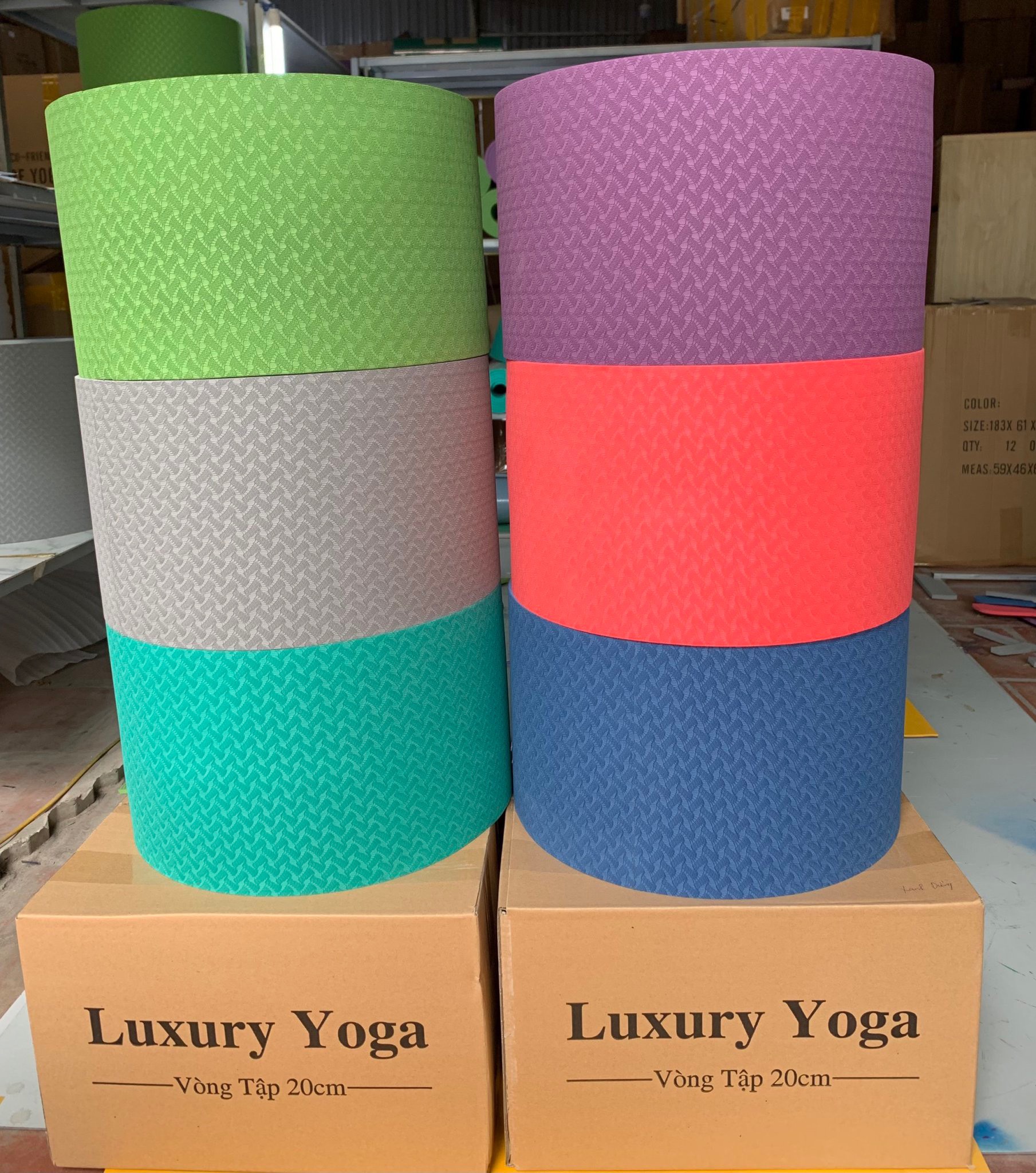 Vòng tập Yoga bản rộng 33 x 20cm nhựa ABS cao cấp không gai , chịu lực 200kg hỗ trợ tập các tư thế khó trong Yoga ,  bề mặt TPE 8mm , phù hợp tập ở nhà và các CLB trung tâm Yoga