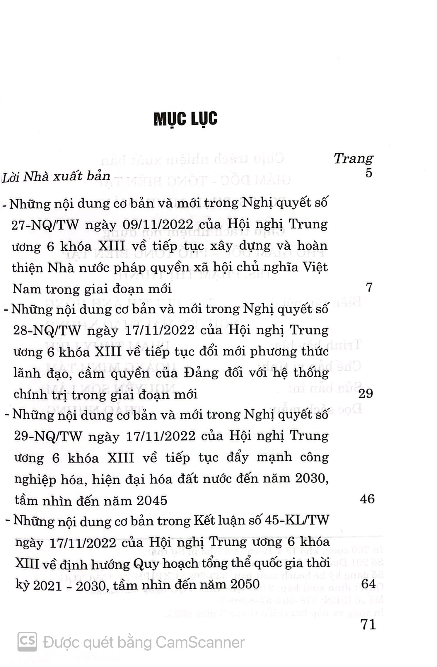 Những nội dung cơ bản và mới trong các Văn Kiện hội nghị lần thứ 6 Ban chấp hành Tung ương Đảng khoá XIII