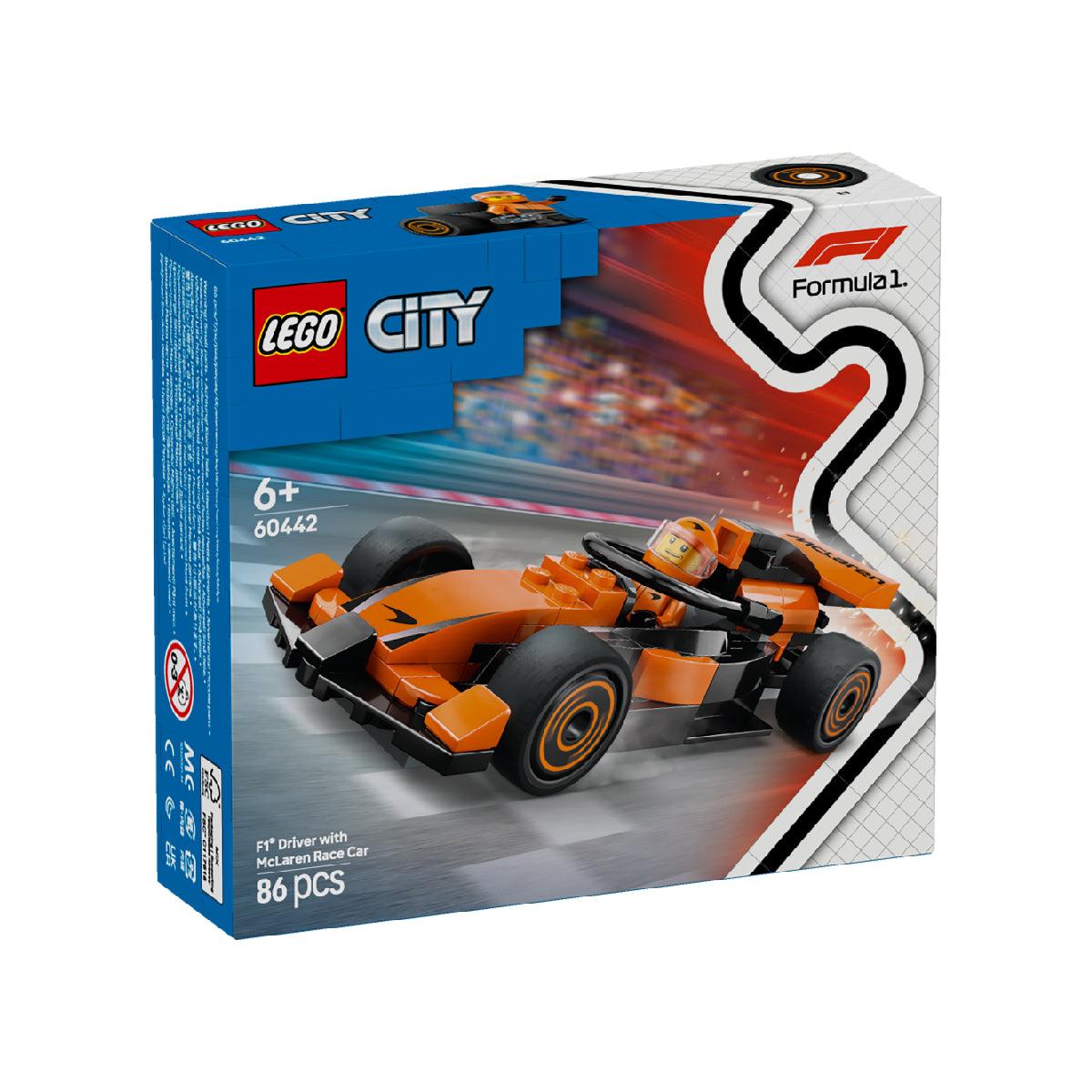 Đồ Chơi Lắp Ráp Xe Đua F1 LEGO CITY 60442 (86 chi tiết)