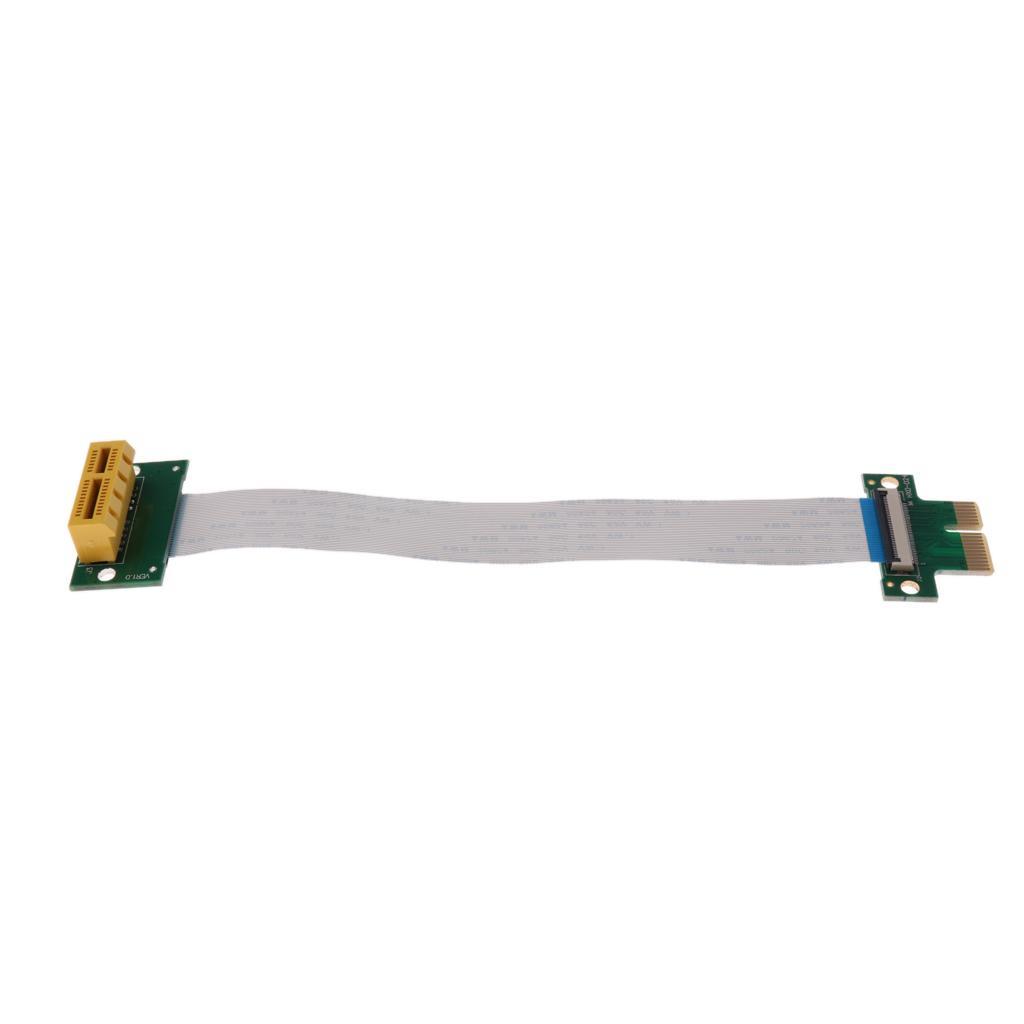 2-5pack PCI-E PCI Express 1X Adapter Flexible Printed Circuit Extension Cable