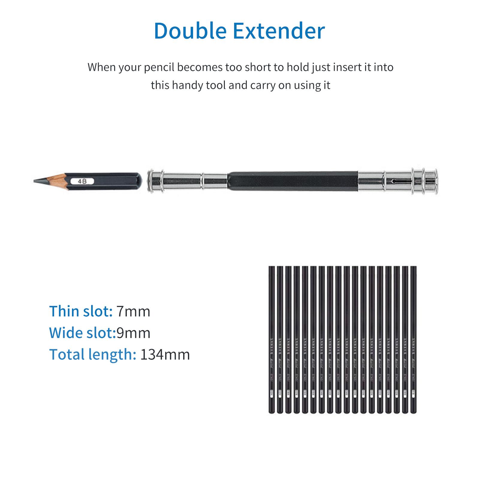 29/30PCS Pencil Set Draw Sketching Charcoal Pencil Art Professional Art Supplies with Storage Bag Portrait Drawing Tool