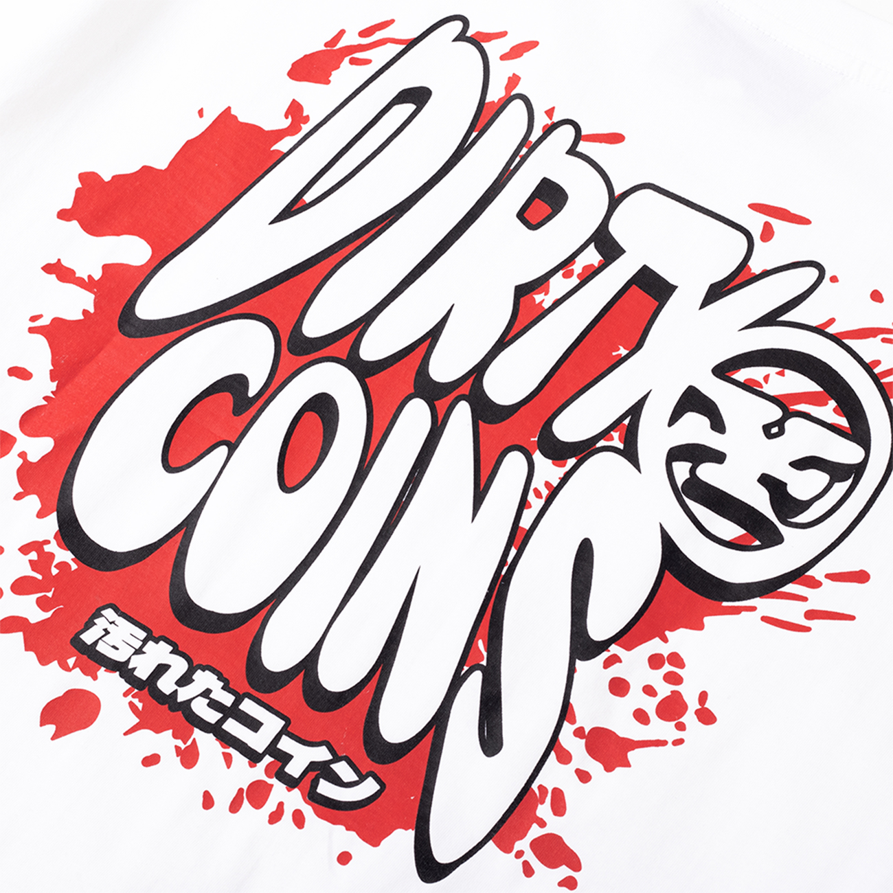 DirtyCoins Áo thun Splash Paint T-shirt - White