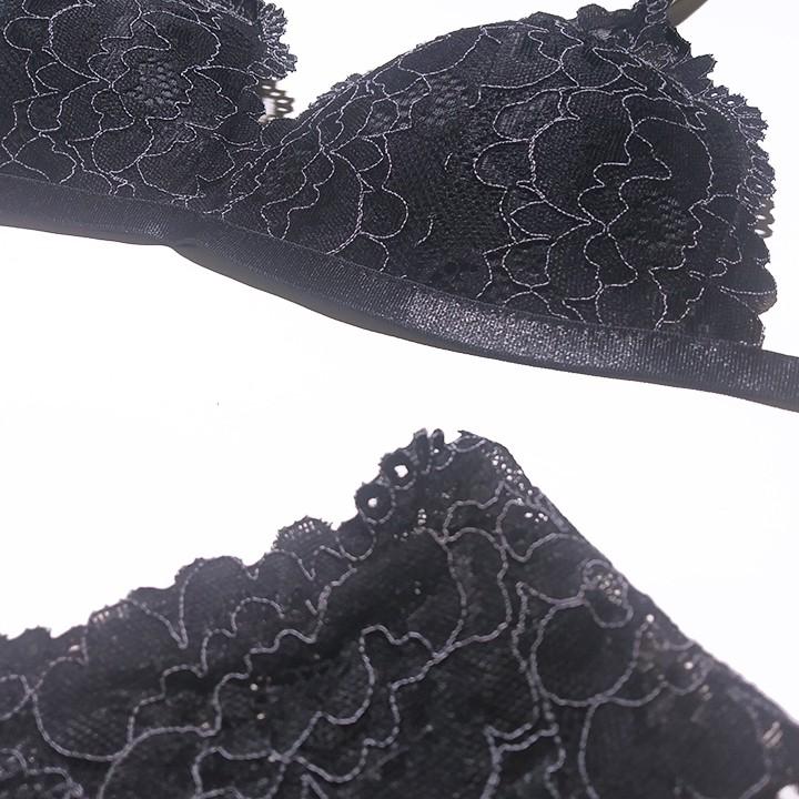 . - Set Bra Thiết Kế Cao Cấp Ren Họa Tiết - Bộ đồ lót Bralette