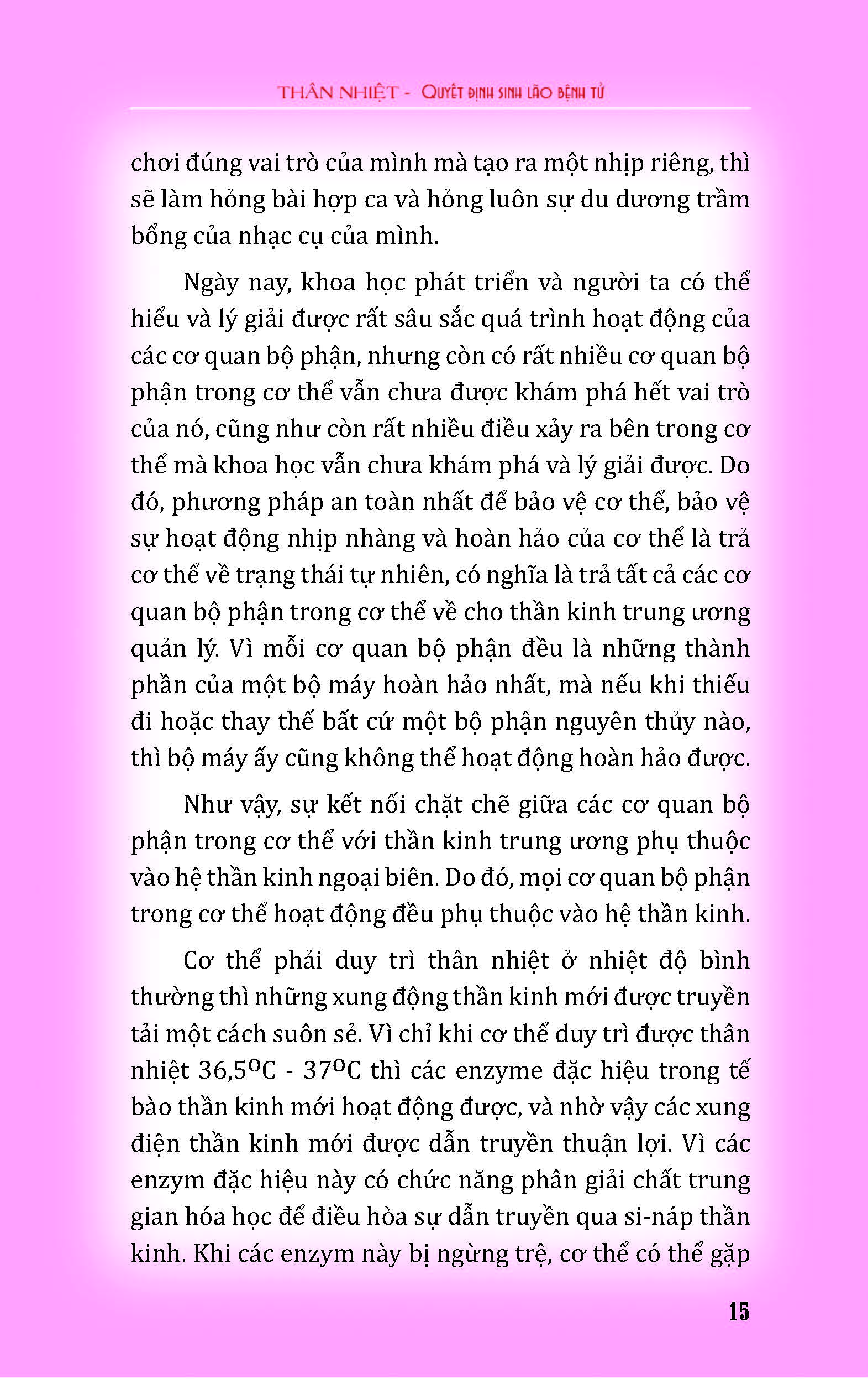 Thân Nhiệt Quyết Định Sinh Lão Bệnh Tử + Thân Nhiệt Năng Lượng Cốt Yếu Của Sự Sống