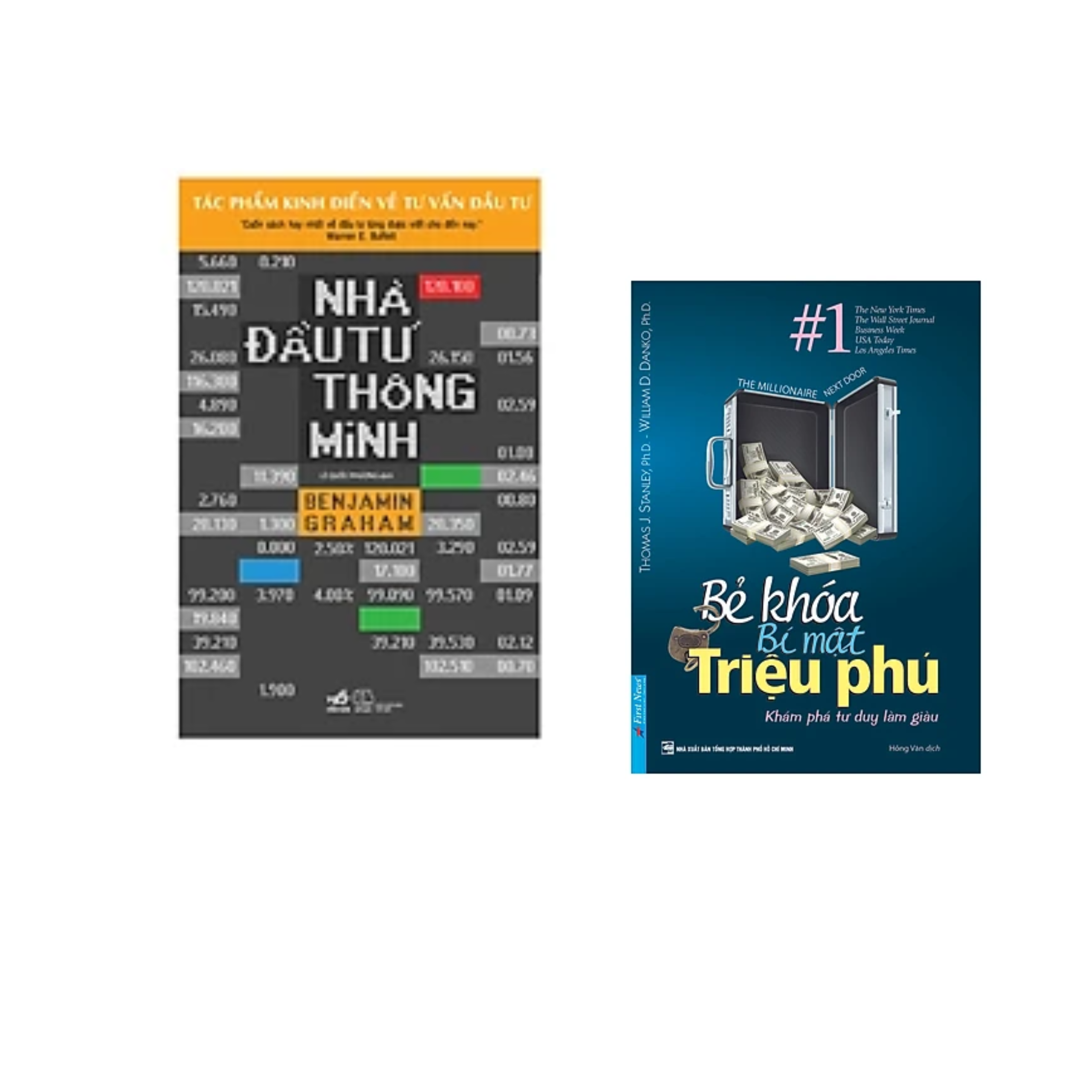 Combo sách về Kinh Doanh: Bẻ Khóa Bí Mật Triệu Phú +Nhà Đầu Tư Thông Minh /Tặng Bookmark