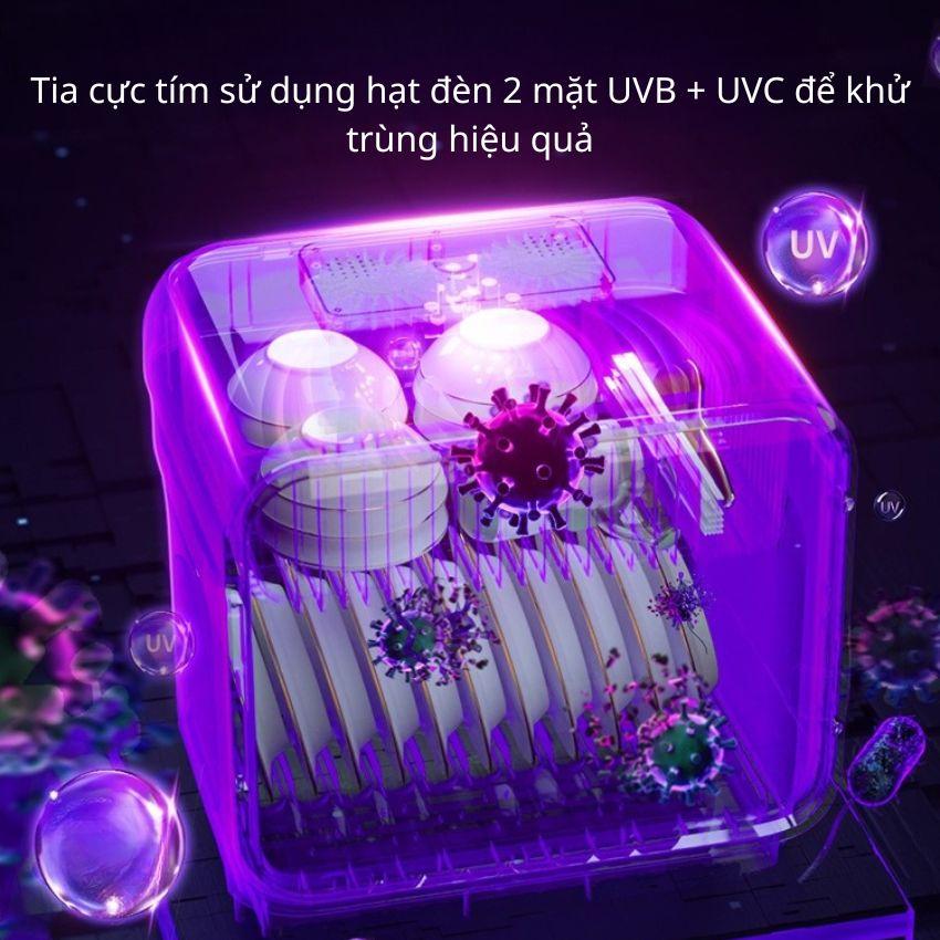 Máy Khử Khuẩn Chén Đĩa Joybos 52L, Tủ Diệt Khuẩn Bát Đũa Bằng UV Diệt 99.99% Vi Khuẩn