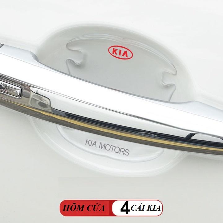 Combo 8 miếng decal hõm cửa , ốp tay cầm ô tô bằng TPU, chống xước và chống va đập