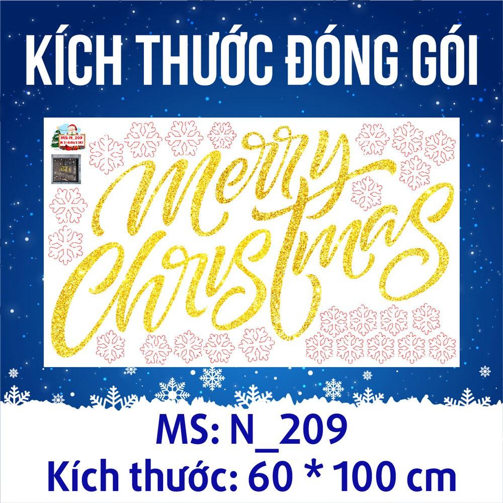 DECAL TRANG TRÍ GIÁNG SINH NOEL SỐ 123