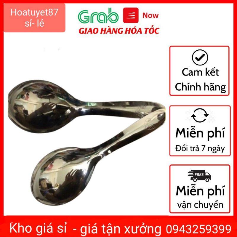 Muôi múc cơm canh inox dày dặn
