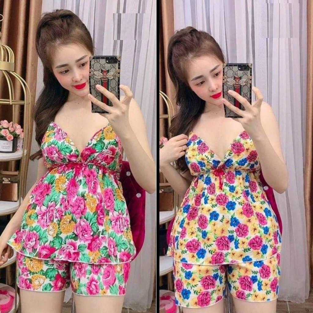 Đồ ngủ 2 dây mềm mịn thoải mái, ẢNH THẬT