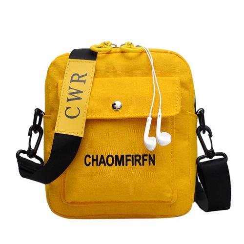 Túi tote trơn vải đeo chéo đi học canvas mềm giá rẻ