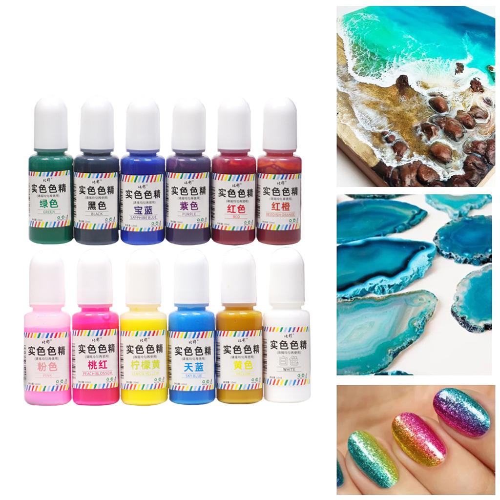 Set 12 Bottles Concentrated for Epoxy Resin   Art