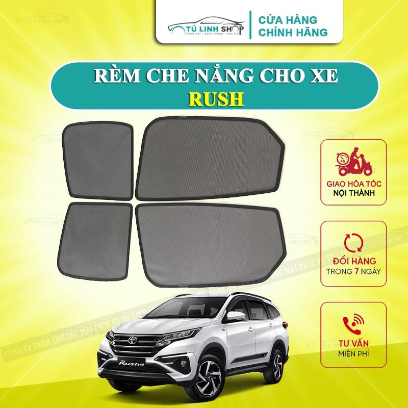 Rèm che nắng nam châm cho xe Toyota Rush, bộ 4 tấm cho 4 cửa, hàng loại 1 cao cấp nhất, vừa khít kính