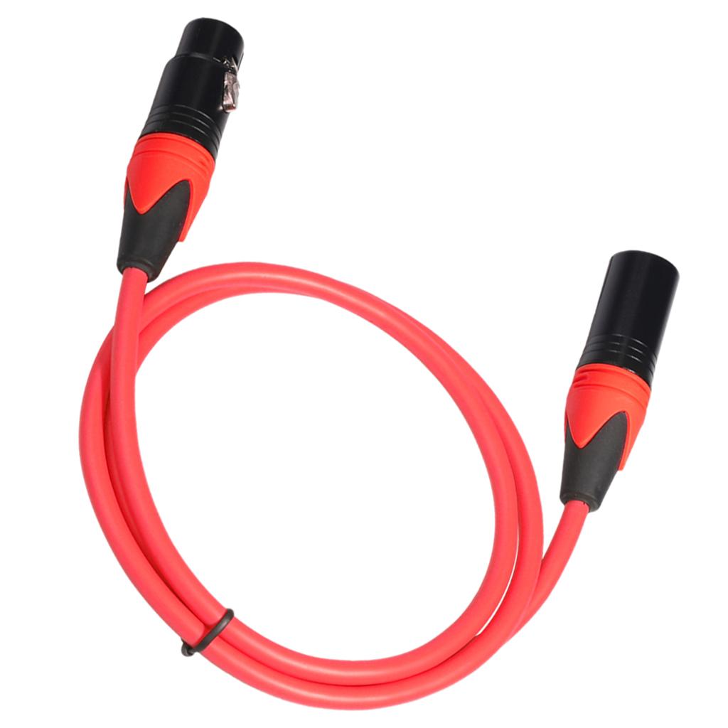 XLR Male to Female Microphone Cable 3.3ft-16.4ft, 5 Colors 4 Sizes for Choose