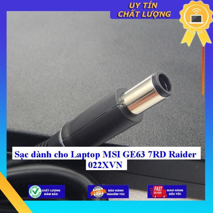Sạc dùng cho Laptop MSI GE63 7RD Raider 022XVN - Hàng Nhập Khẩu New Seal