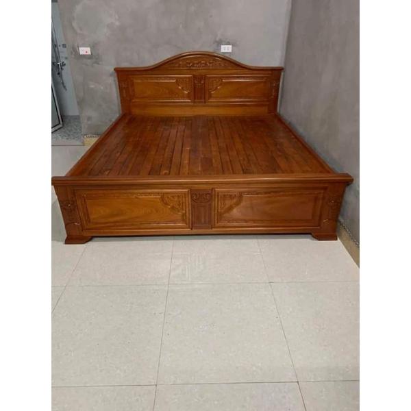 Giường  gỗ sồi