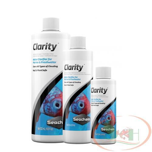 Làm trong nước Seachem Clarity khử đục bụi cặn li ti bể cá tép thủy sinh