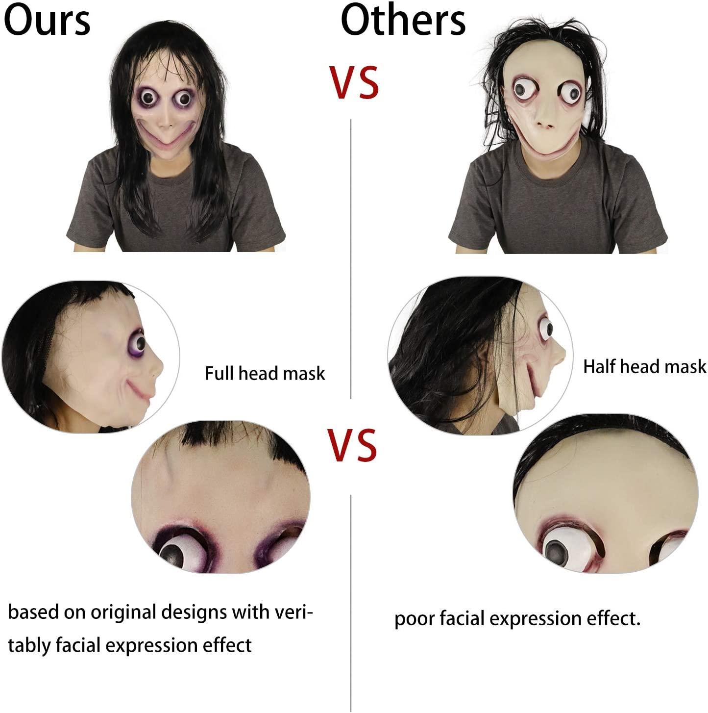 Mặt Nạ Đáng Sợ Halloween Resident Creepy Evil Monster Costume Party Đạo Cụ Trang Trí Kinh Dị