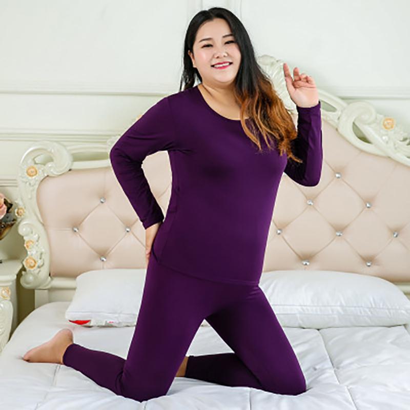 2019 Nhiệt nữ Bộ Đồ Lót Nỉ Dài Johns Cho Nữ Áo Lót Ren Mỏng Ấm Quần Lót Ropa Mujer "Invierno Plus kích thước