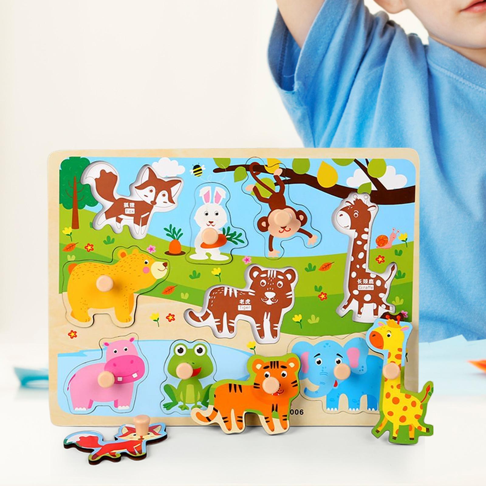 Jigsaw Puzzle Sorting Basic Skills for Boys and Girls Children New Year Gift