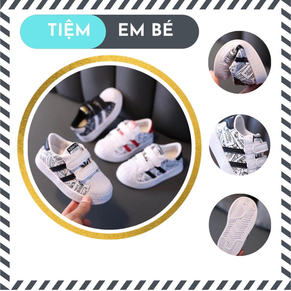 Giày trẻ em thể thao bé trai Sport quai dán, Giay tre em be trai đi chơi đi học cho bé 2 đến 5 tuổi