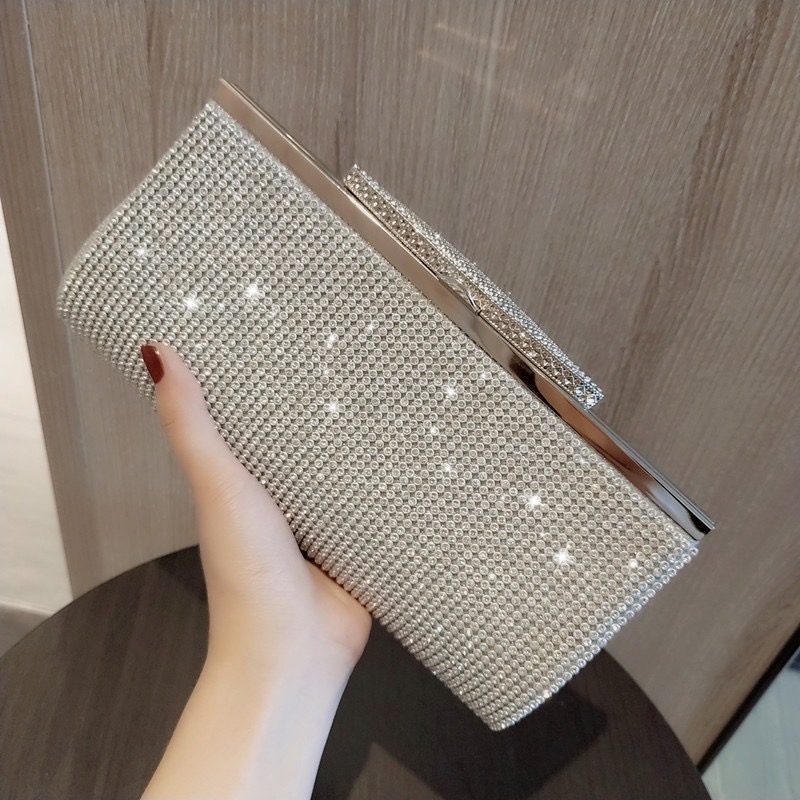 Túi dự tiệc Clutch lấp lánh sang trọng tôn vẻ đẹp quý phái nổi bật VDT05