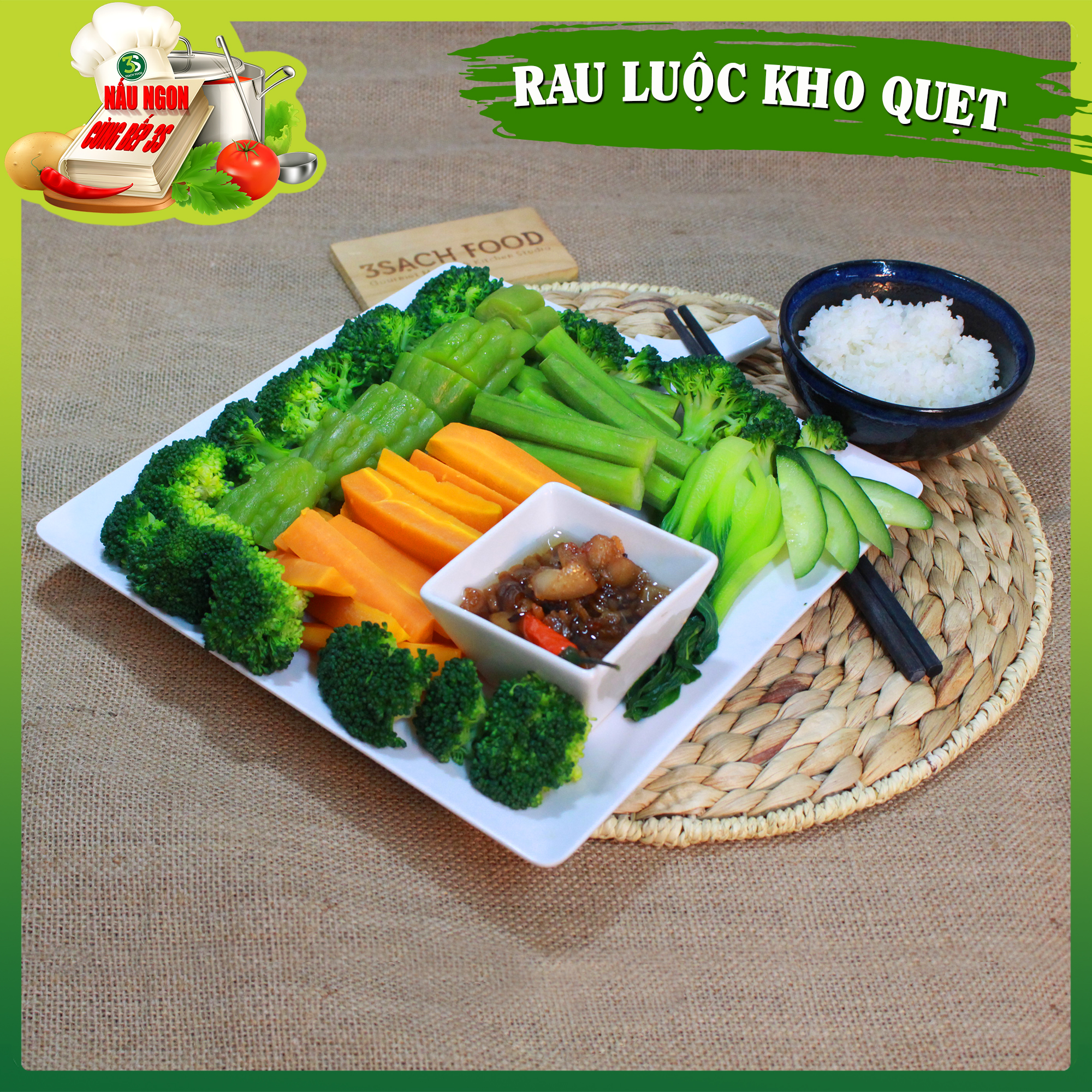 Kho Quẹt 3Sach Kitchen - Hộp 150gr