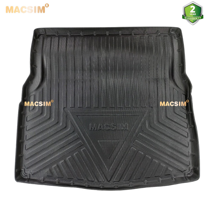 Thảm lót cốp Mercedes C-Class 2014-2021 nhãn hiệu Macsin chất liệu tpv cao cấp màu đen