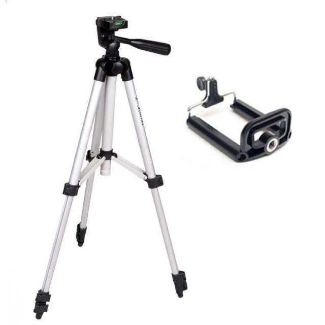 Gậy tripod có 3 chân bằng nhôm loại TF 3110 và gậy tripod Mini