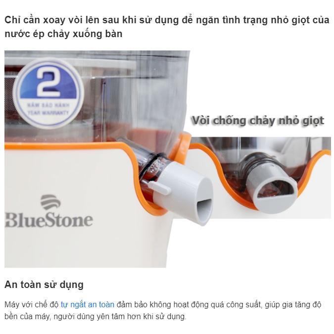 Máy ép trái cây BlueStone JEB-6519 công suất 250W - Bảo hành điện tử 2 năm - Hàng chính hãng