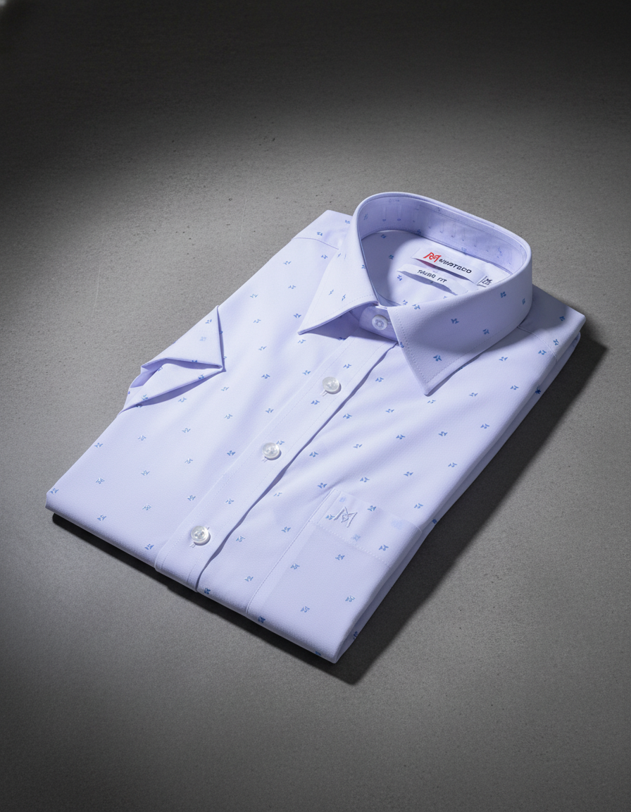 Áo sơ mi nam Khatoco tay ngắn(M-3XL)