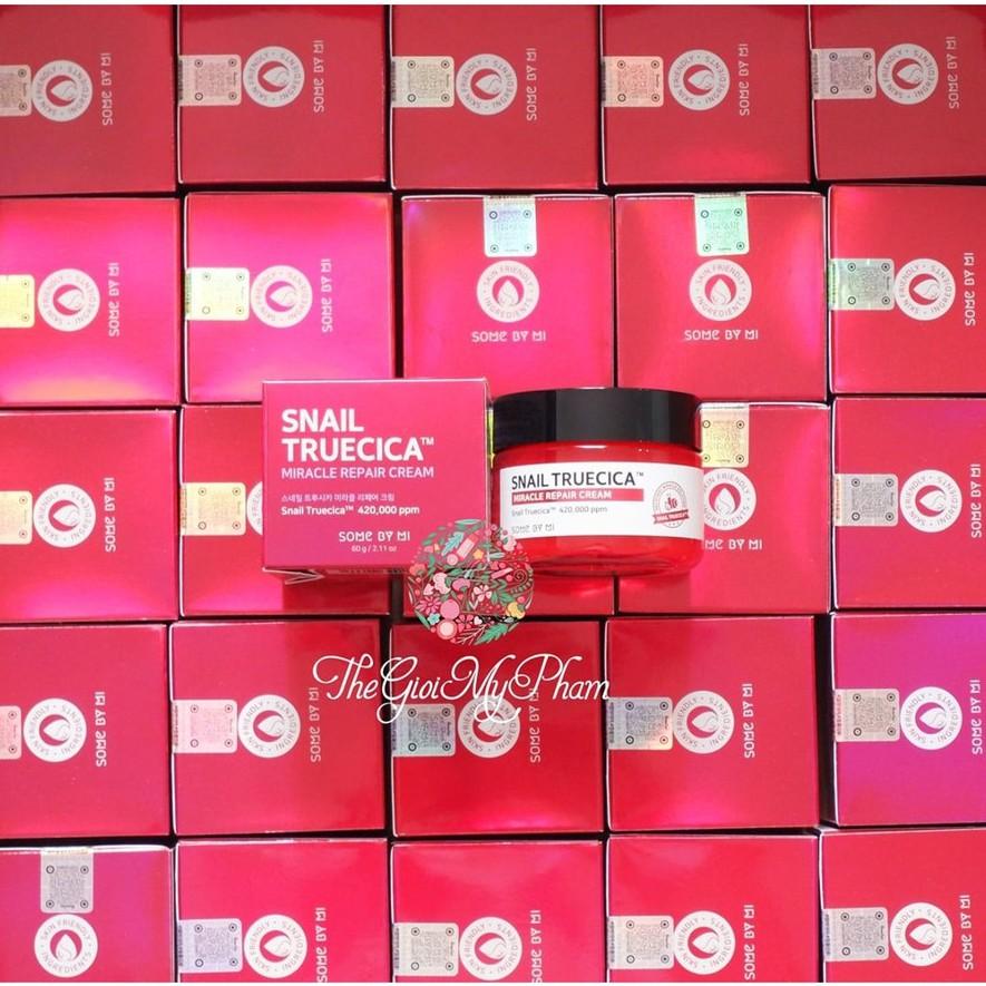 Kem Dưỡng Phục Hồi Da Some By Mi Snail Truecica Miracle Repair Cream 60g