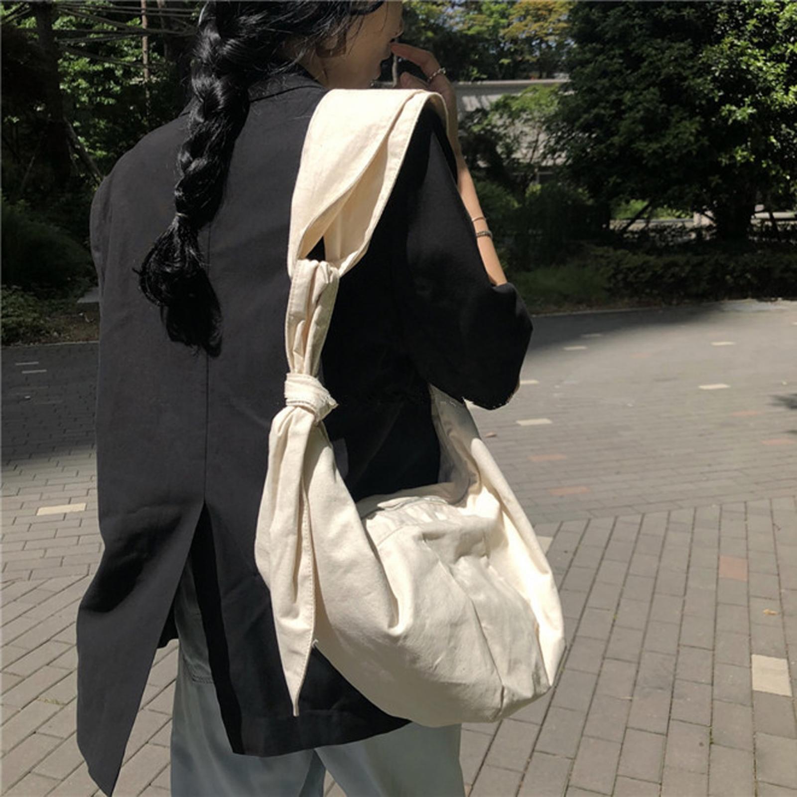 Women Shoulder Bag Fashion Canvas Crossbody Bag for Running Traveling Biking