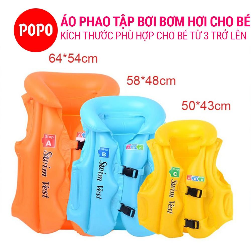 Áo phao bơi trẻ em có khóa bấm điều chỉnh cao cấp, chất liệu an toàn dày dặn cao cấp cho bé SPORTY