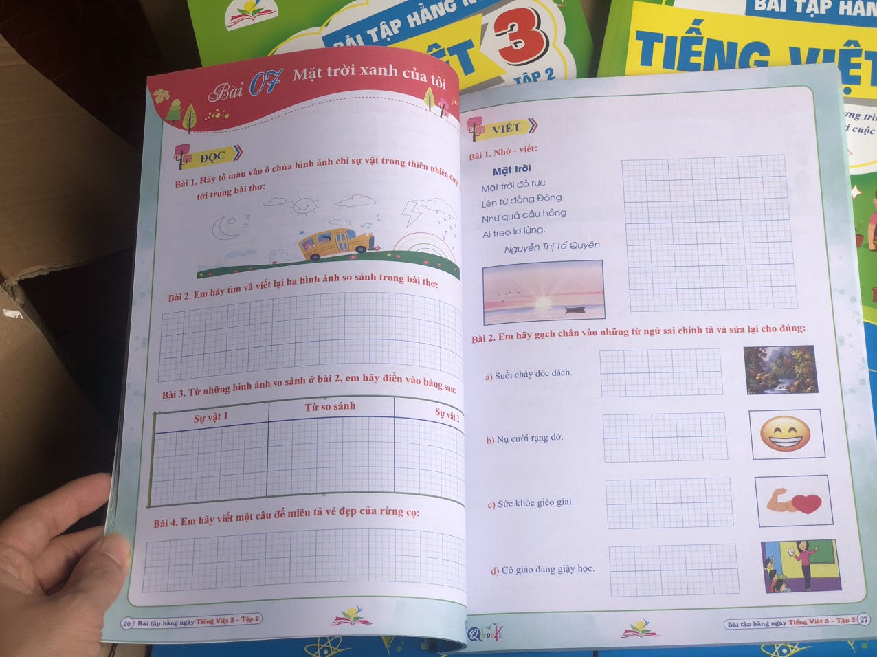 Sách - Combo Bài Tập Hằng Ngày Toán và Tiếng Việt Lớp 3 - Kết Nối Tri Thức Với Cuộc Sống - Tập 1, 2