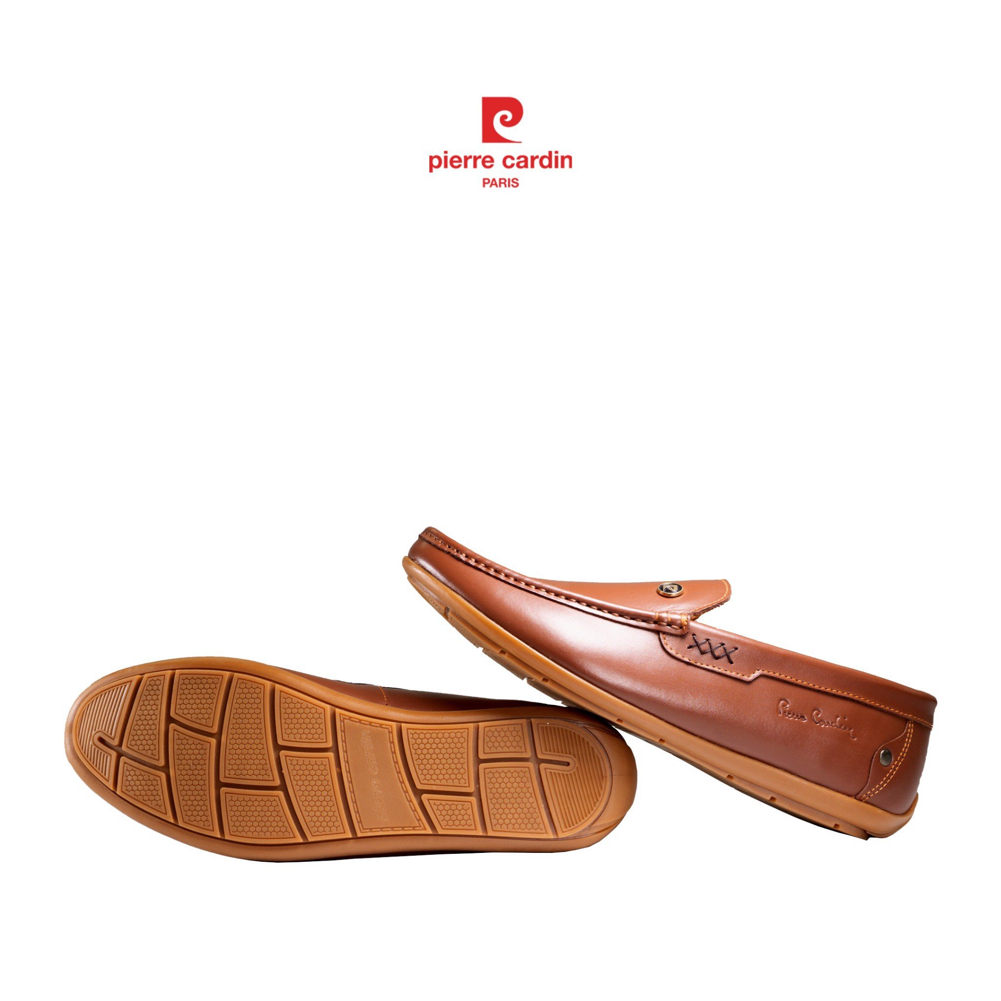 Hình ảnh Giày lười da bò nam Pierre Cardin, phong cách cổ điển, sang trọng, đa dạng màu sắc PCMFWL 739